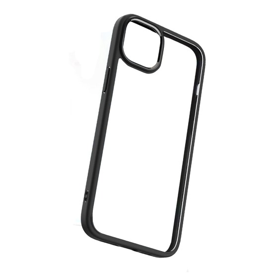 Silicone Case with Transparent Body for Apple iPhone 14 Black Silicone Case with Transparent Body for Apple iPhone 14 Black